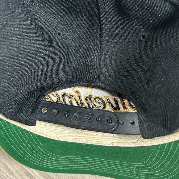 Vintage Sports Specialties Michigan Wolverines‎ Script Snapback Hat Black Wool - Picture 2 of 11